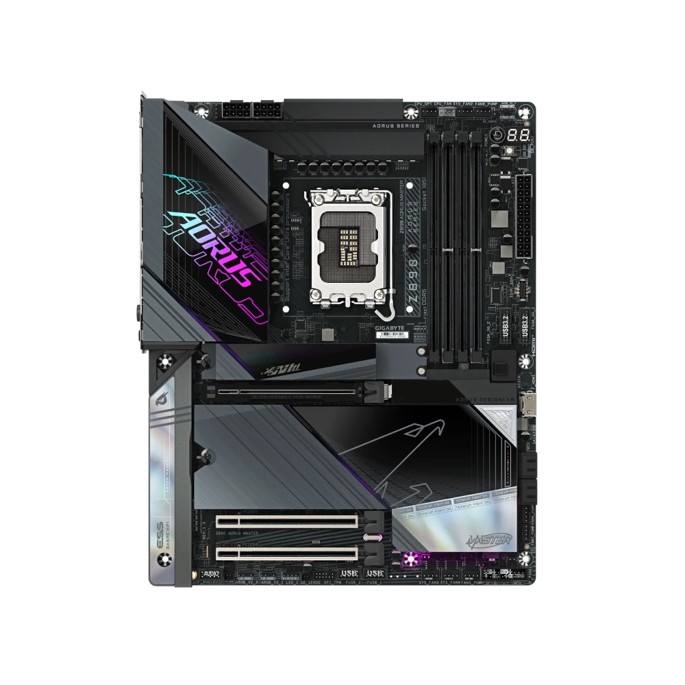 Gigabyte Motherboard Z890 AORUS Master WIFI7 DDR5 For Intel Ultra Processors view 2